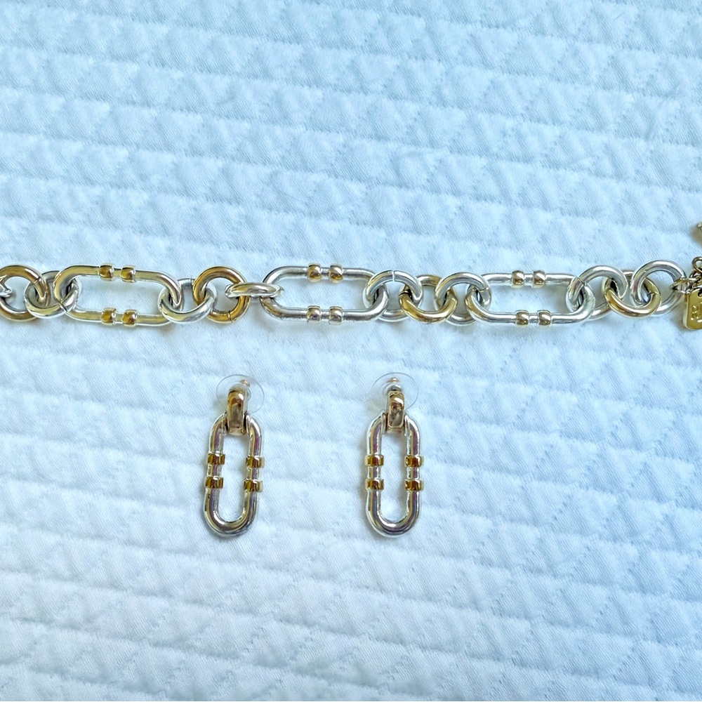 Ralph Lauren Gold and Silver Chain Link Jewelry Set
